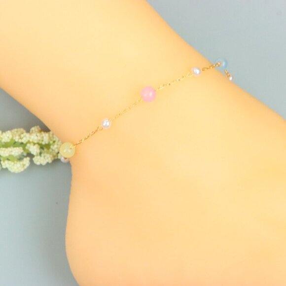 Handmade Anklet – A Stylish Choice for Women, Thoughtful Gift Idea, EVCH1298 - Picture 4 of 8